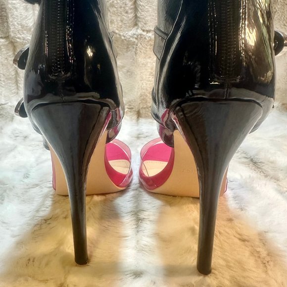 Mack J Western Inspired Buckle Multi Strap 5" High Heel - Picture 6 of 8